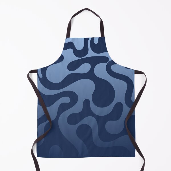 Item preview, Fluid Topography – Abstract Organic Gradient Pattern | Blue designed and sold by Frohyou.