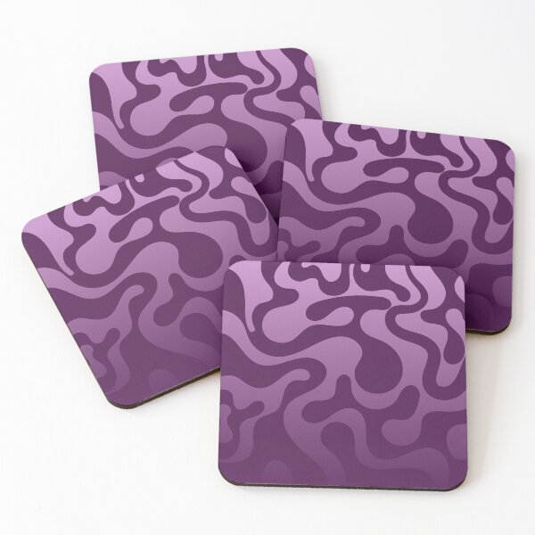 Item preview, Fluid Topography – Abstract Organic Gradient Pattern | Purple designed and sold by Frohyou.
