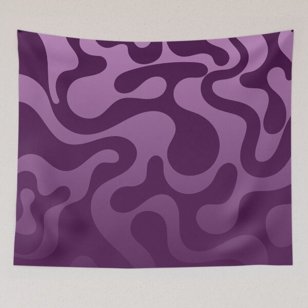 Item preview, Fluid Topography – Abstract Organic Gradient Pattern | Purple designed and sold by Frohyou.