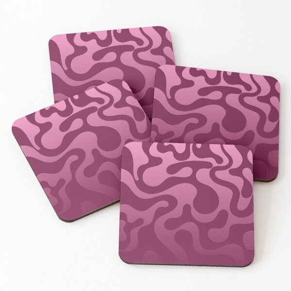 Item preview, Fluid Topography – Abstract Organic Gradient Pattern | Pink designed and sold by Frohyou.