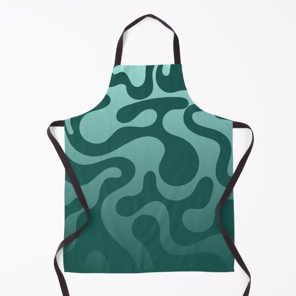 Item preview, Fluid Topography – Abstract Organic Gradient Pattern | Teal designed and sold by Frohyou.
