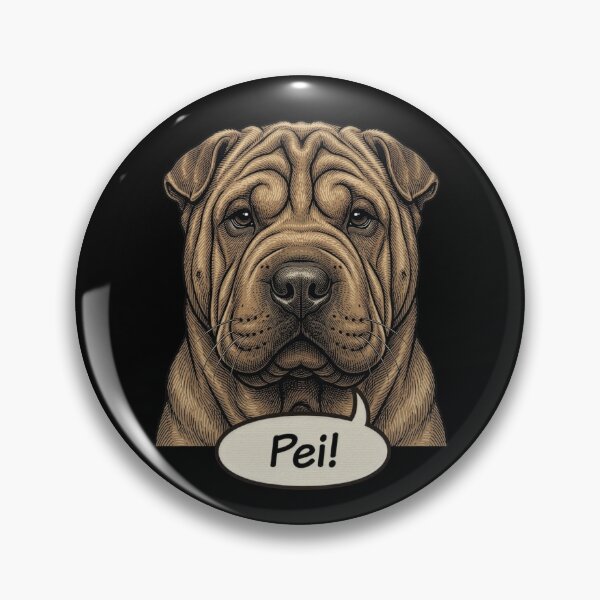 Item preview, Shar-Pei Retro Vintage Comic Art – Wrinkly Best Friend designed and sold by Pfotenfaden.