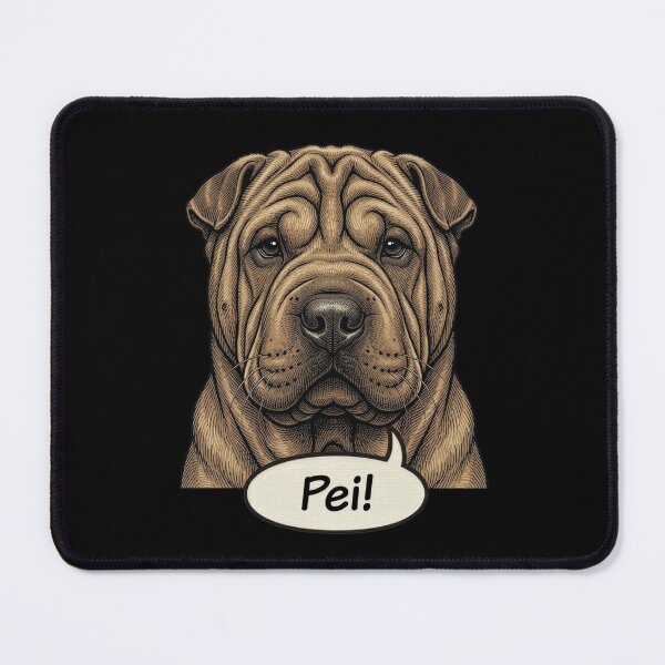 Item preview, Shar-Pei Retro Vintage Comic Art – Wrinkly Best Friend designed and sold by Pfotenfaden.
