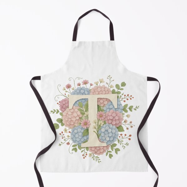 Item preview, Cream Letter t Floral Monogram designed and sold by ITCHAWAWAA.