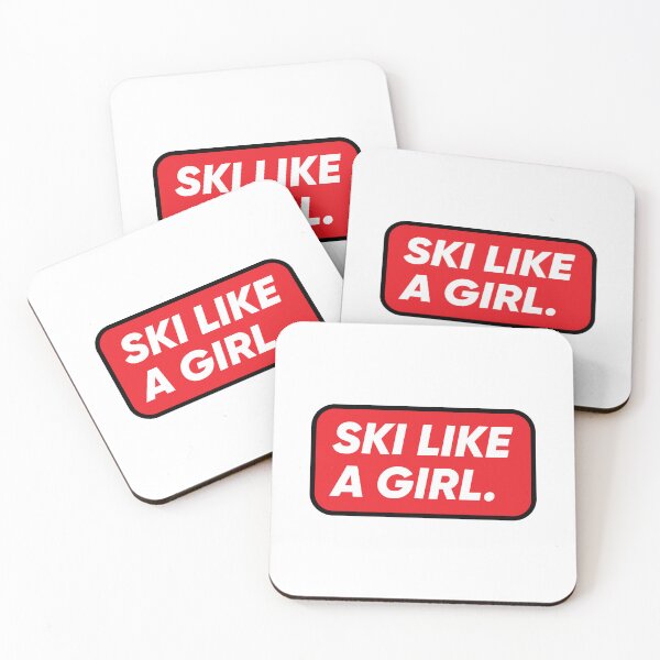 Item preview, ski like a girl Christmas Edition designed and sold by Gravy-tee07.