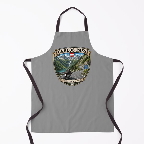 Item preview, Gerlos Alpine Road, Gerlos Alpenstraße Austria Motorcycle Sticker TShirt 07 designed and sold by OuterShellUK.