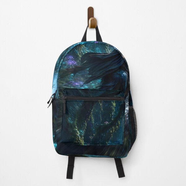 Item preview, Midnight Rider Through the Enchanted Forest – Dark Fantasy Horse Adventure designed and sold by DreamyWallVibes.