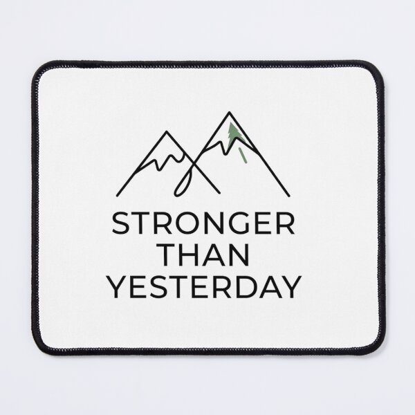 Item preview, Stronger Than Yesterday designed and sold by RunningWhiskers.