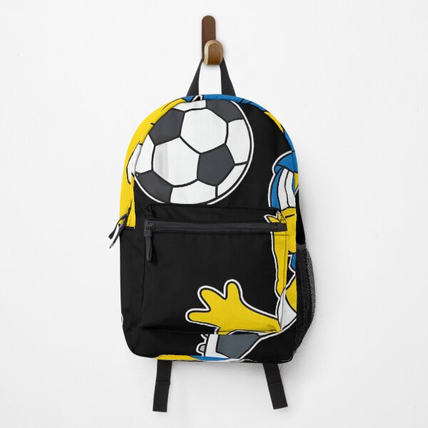 Item preview, Yellow Cartoon Family Prankster Boy Soccer Ball Kick Up designed and sold by ZachDowns.