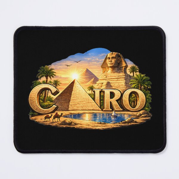 Item preview, Cairo Egypt – Pyramids of Giza & Great Sphinx Travel Design designed and sold by SVALANART.