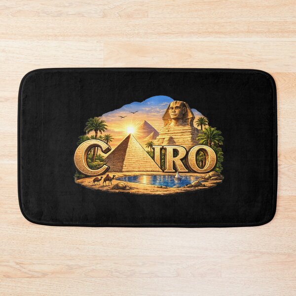Artikelvorschau, Cairo Ägypten – Kairo Pyramiden & Sphinx Reise Design entworfen und verkauft von SVALANART.