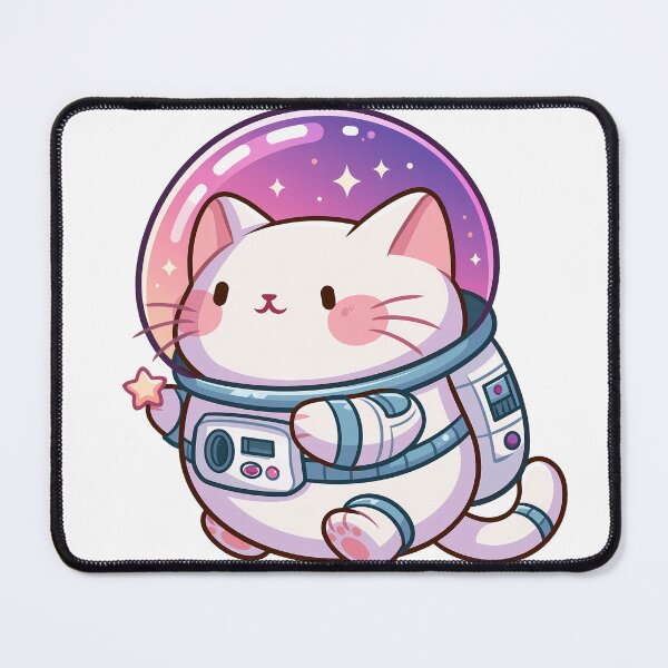 Item preview, Cute Kawaii Astronaut Cat Holding a Star designed and sold by Artdavesalzburg.