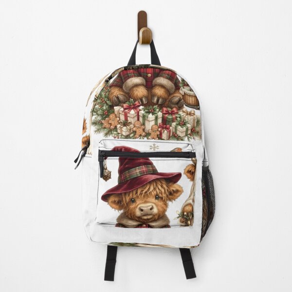 Item preview, Funny Christmas Highland Cow Santa Holiday designed and sold by DYAFLK.