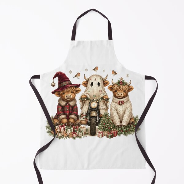 Item preview, Funny Christmas Highland Cow Santa Holiday designed and sold by DYAFLK.