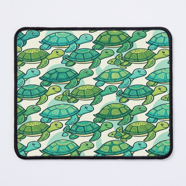 Item preview, Endless Rows of Swimming Cartoon Turtles designed and sold by Solomon-Ent-144.