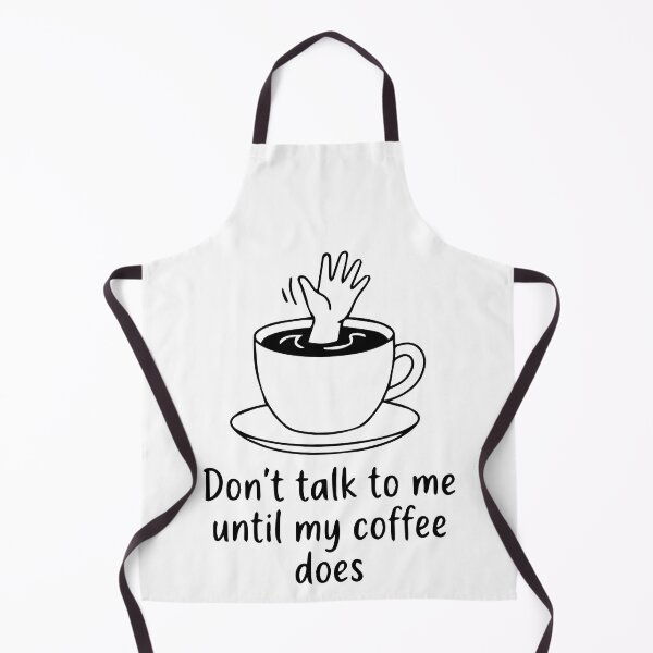Item preview, Don't talk to me until my coffee does - Minimalistic designed and sold by Volshira.
