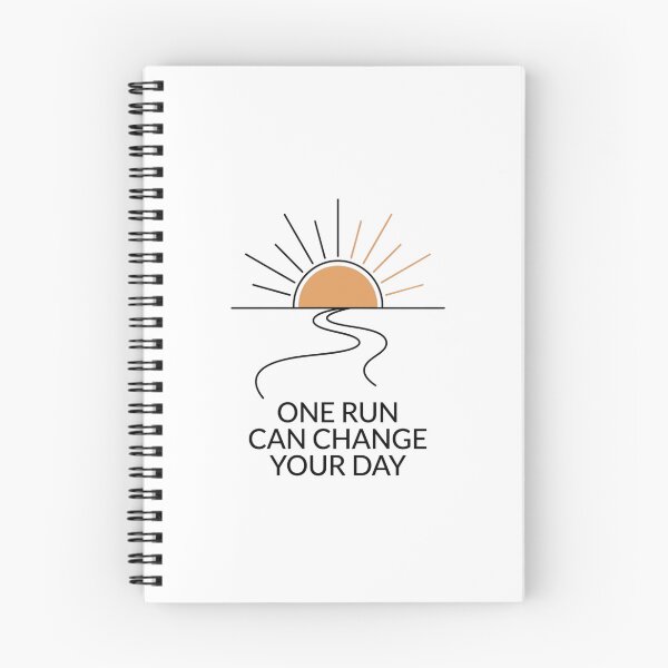 Item preview, One Run Can Change Your Day - Running Design designed and sold by RunningWhiskers.