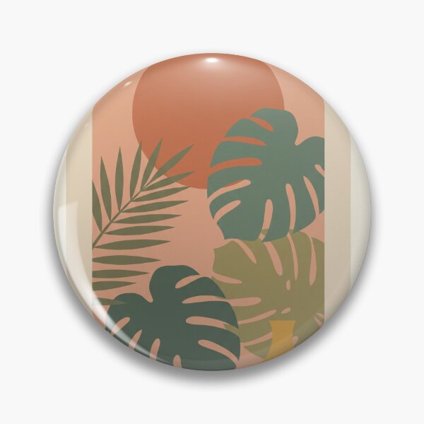 Item preview, Tropical Geometry Monstera Window Illustration designed and sold by Itsheartshop.