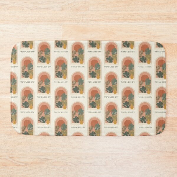 Item preview, Tropical Geometry Monstera Window Illustration designed and sold by Itsheartshop.