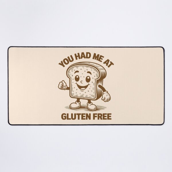 Item preview, You Had Me At Gluten Free Funny Playful Bread Gluten Intolerance Humor designed and sold by KLArtzStore.