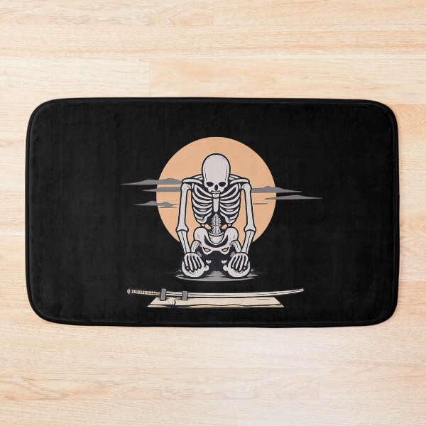 Item preview, Skeleton Meditation Sunset Shirt | Samurai Zen Design designed and sold by MOCH- ART.