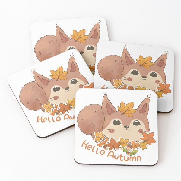 Item preview, Hello Autumn Squirrel designed and sold by mugi's.