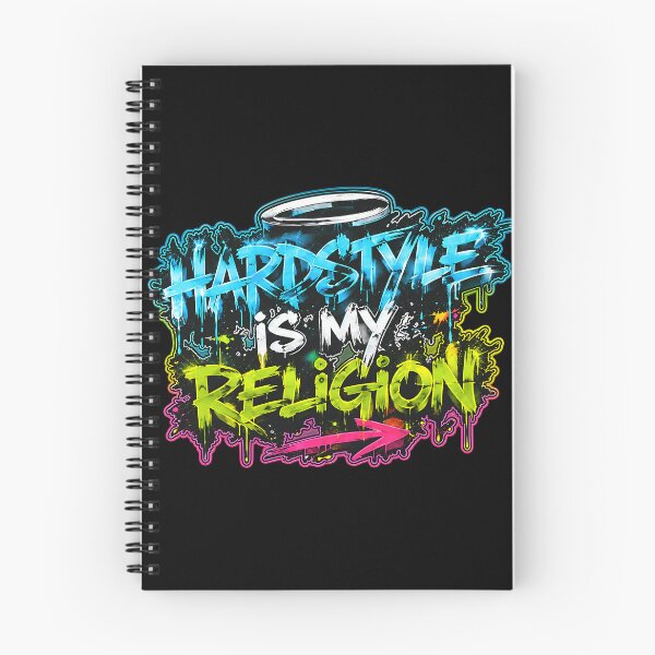 Item preview, Hardstyle Is My Religion – Neon Rave Graffiti designed and sold by RH Design Lab.