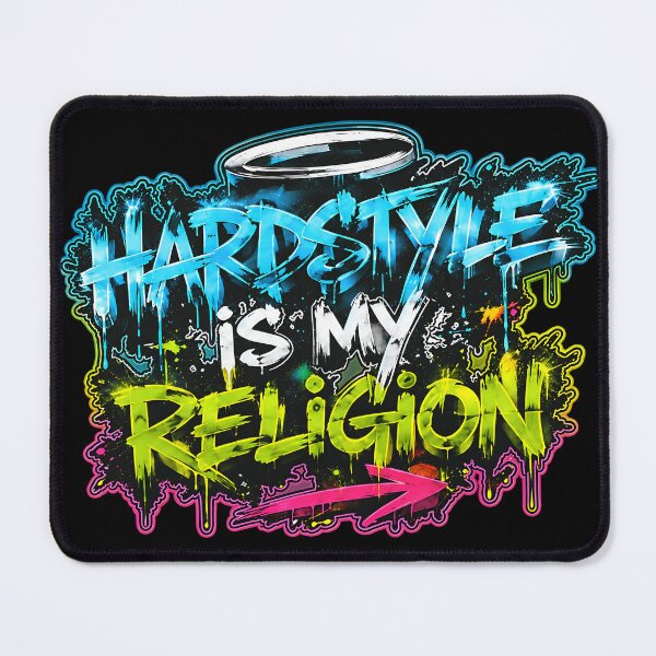 Item preview, Hardstyle Is My Religion – Neon Rave Graffiti designed and sold by RH Design Lab.
