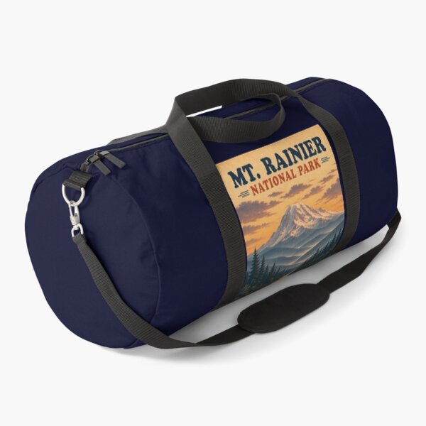 Item preview, Mt. Rainier National Park Vintage Travel Poster – Washington Mountain Sunset designed and sold by Swanny's Custom T-shirt and Gift Designs.