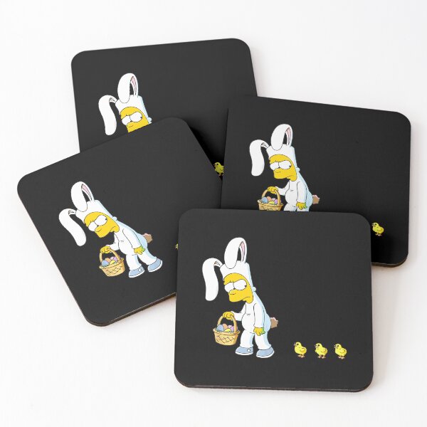 Aperçu de l'œuvre Lapin de Pâques avec barbe et famille de dessin animé jaune créée et vendue par ZachDowns.