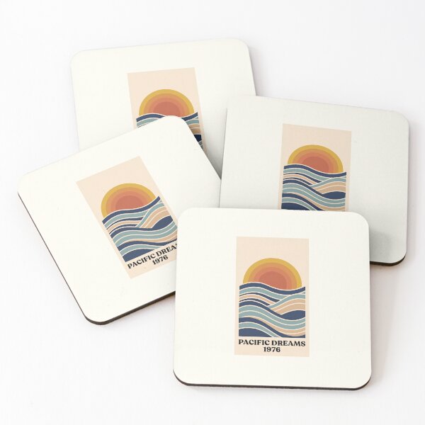 Item preview, Pacific Dreams Sunset Ocean Waves designed and sold by Itsheartshop.