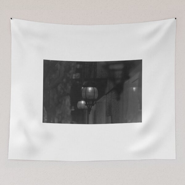 Item preview, Vintage Street Lamp Night Alleyway designed and sold by Chereaarika.