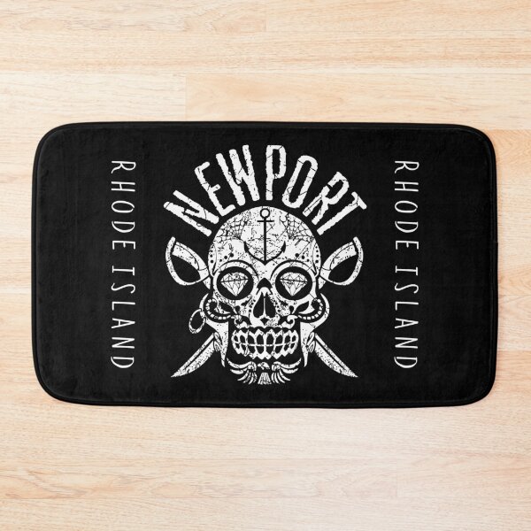 Item preview, Newport Rhode Island, LAZY TIDE VIBE Sugar Skull Crossbones, Beach, Sailing Pirate Captain Anchor designed and sold by ArtByBollwitt.