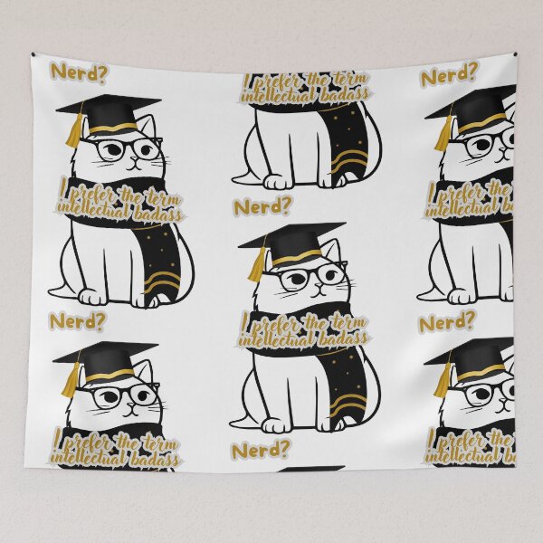 Item preview, Cute Nerdy Cat designed and sold by Vinaelly.