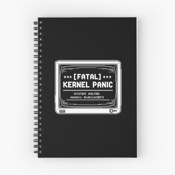 Item preview, Fatal Kernel Panic System Halted - Retro CRT 1-Bit Pixel Art designed and sold by deag1e ⭐.