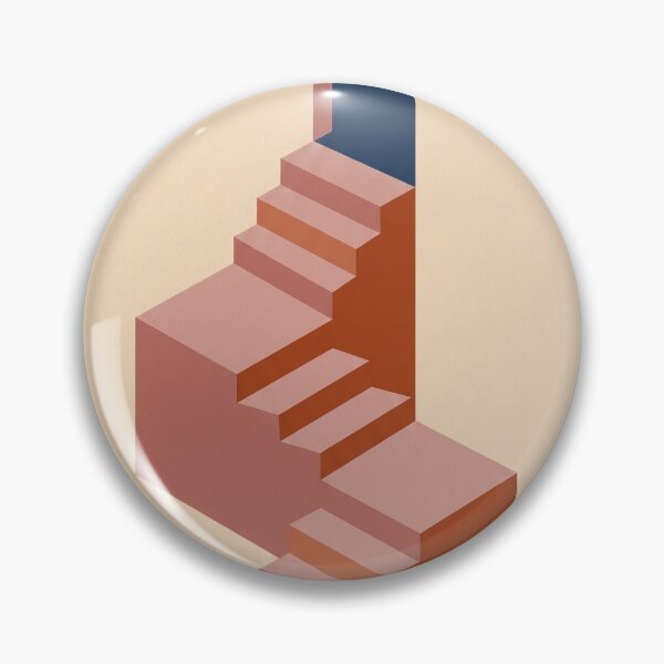 Item preview, Architectural Staircase Archway Landscape Illustration designed and sold by Itsheartshop.
