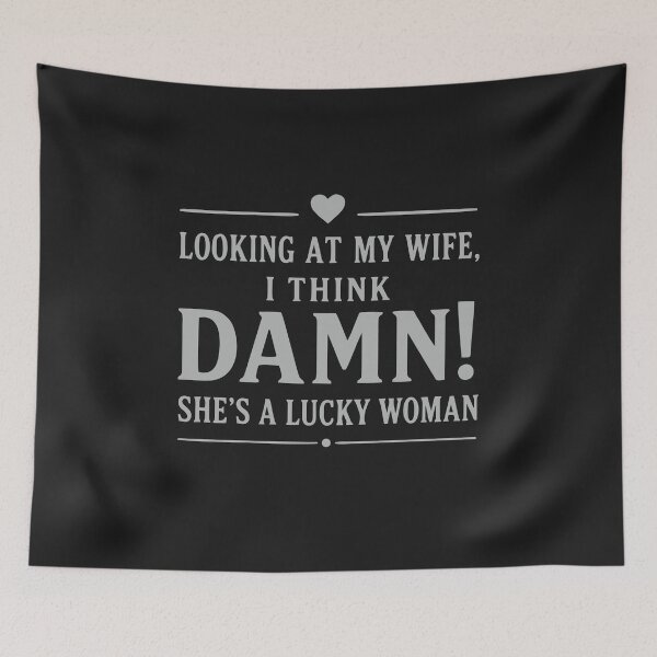 Item preview, Funny Husband Of Lucky Wife Sarcastic Saying Humor Joke For Boyfriend  designed and sold by alenaz.