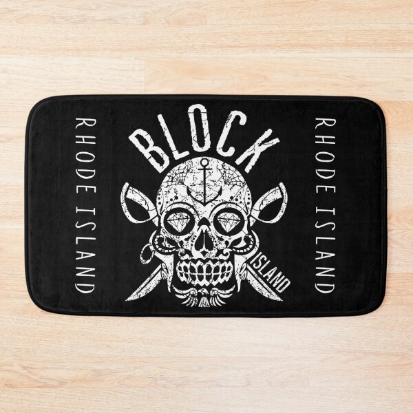 Item preview, Block Island Rhode Island, LAZY TIDE VIBE Halloween Sugar Skull Crossbones, Block Island Beach, Sailing Pirate Captain Anchor designed and sold by ArtByBollwitt.