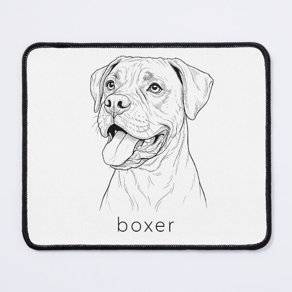 Item preview, Boxer Line Art designed and sold by SUP-R-Ts.