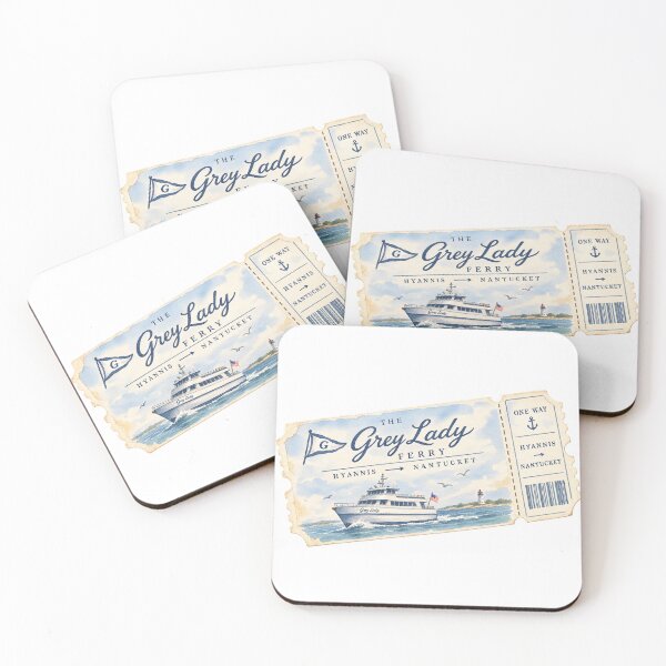 Item preview, Billete de ferry Grey Lady Hyannis Nantucket designed and sold by saltyhydrangea.