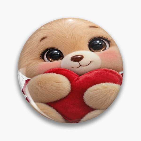 Item preview, Sweetheart Hug Teddy — Luxury Kawaii Bear with Heart designed and sold by SunilVault.