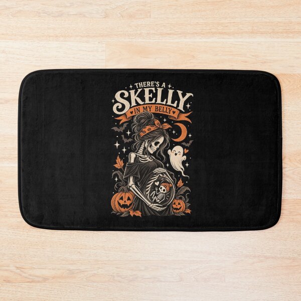 Item preview, There's a Skelly in My Belly – Halloween Pregnancy Announcement designed and sold by EnchantedOwl.
