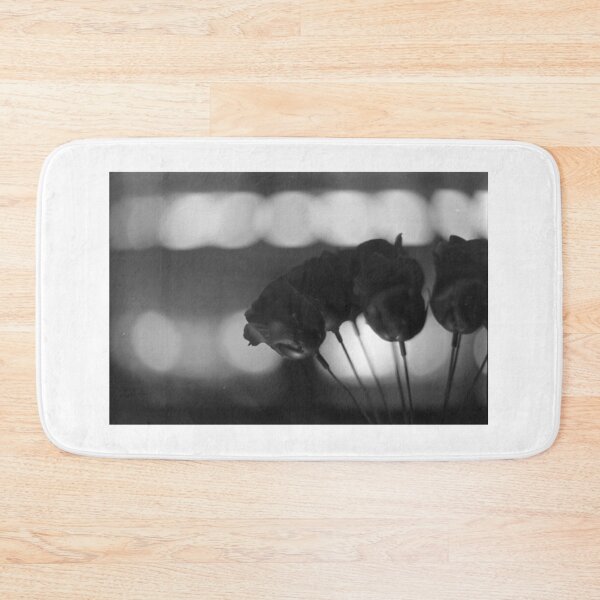 Item preview, Noir Bokeh Floral Silhouette designed and sold by Chereaarika.