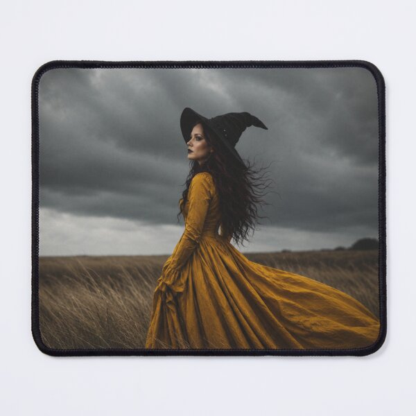 Item preview, Golden Witch Beneath the Storm | Gothic Fantasy Art designed and sold by WhimsyWink.