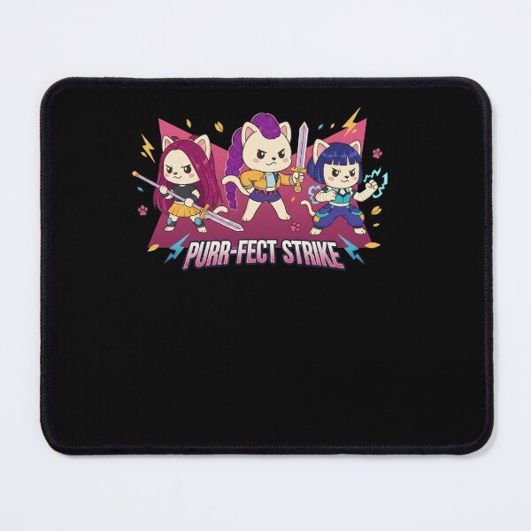 Item preview, Purr-fect Strike Cute Cat Warrior K-Pop Trio designed and sold by Dravienart.
