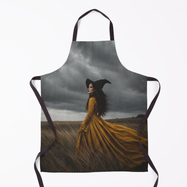 Item preview, Golden Witch Beneath the Storm | Gothic Fantasy Art designed and sold by WhimsyWink.