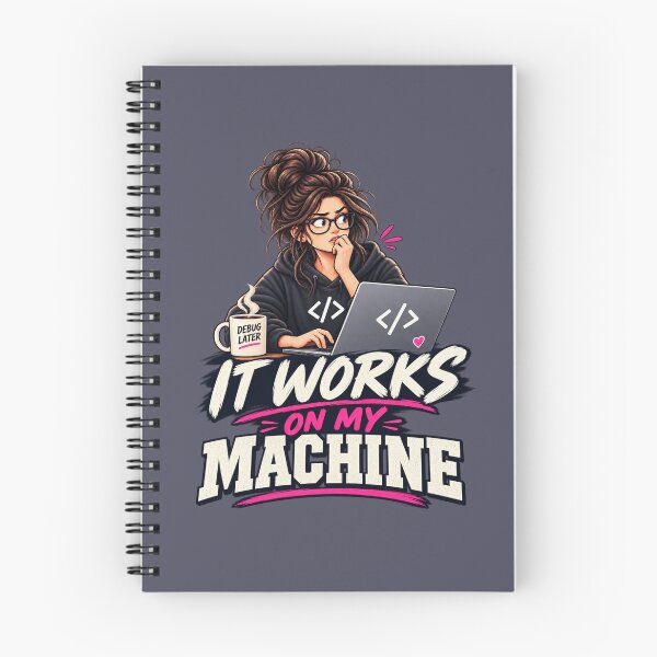 Item preview, Funciona en mi máquina (humor de programador) designed and sold by PunchDrop.