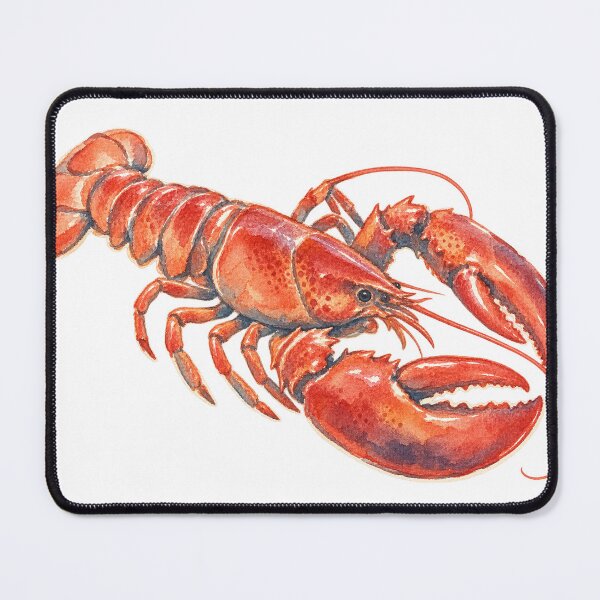 Item preview, Classic New England Watercolor Lobster designed and sold by saltyhydrangea.