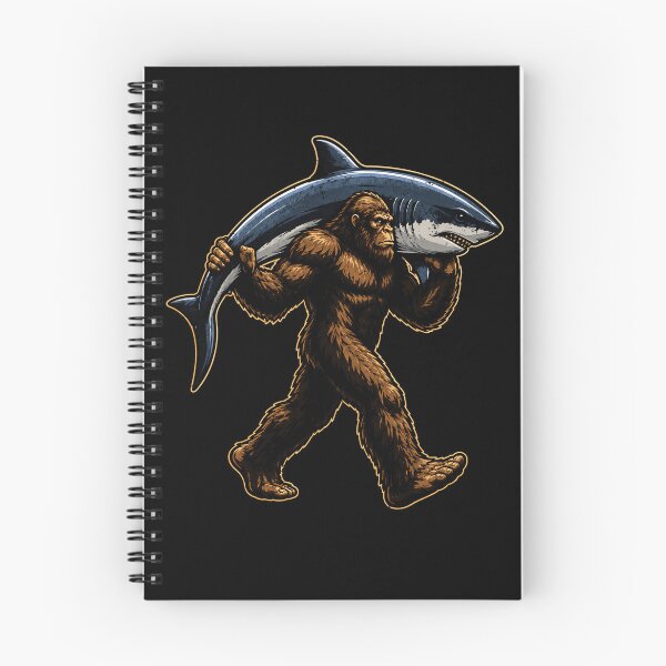 Item preview, Bigfoot carrying a shark design designed and sold by rafaeltto.