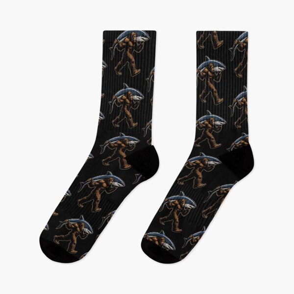 Item preview, Bigfoot carrying a shark design designed and sold by rafaeltto.